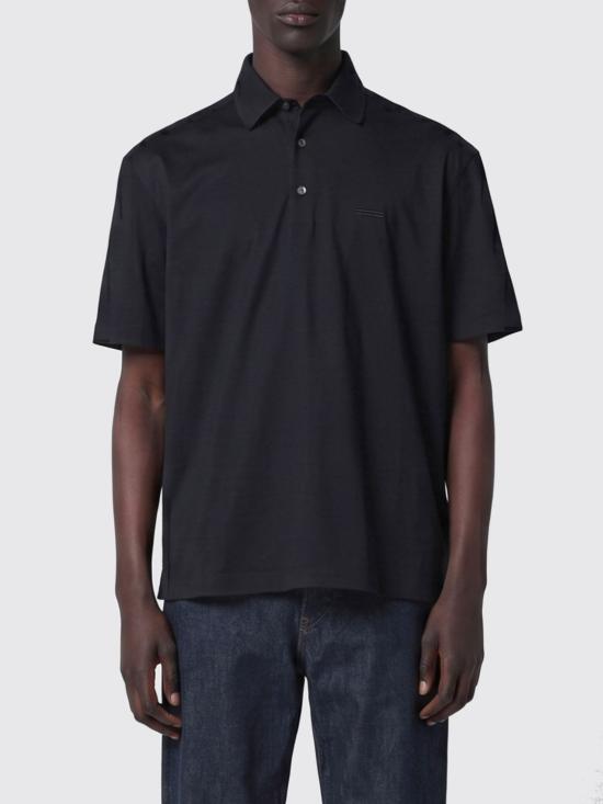 26SS 에르메네질도제냐 폴로 티셔츠 H794UH348A3 B09 Blue