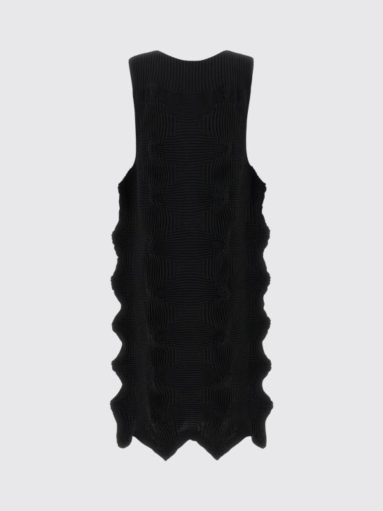 26SS 이세이 미야케 미디 원피스 IM66KH784 15 Black - ISSEY MIYAKE