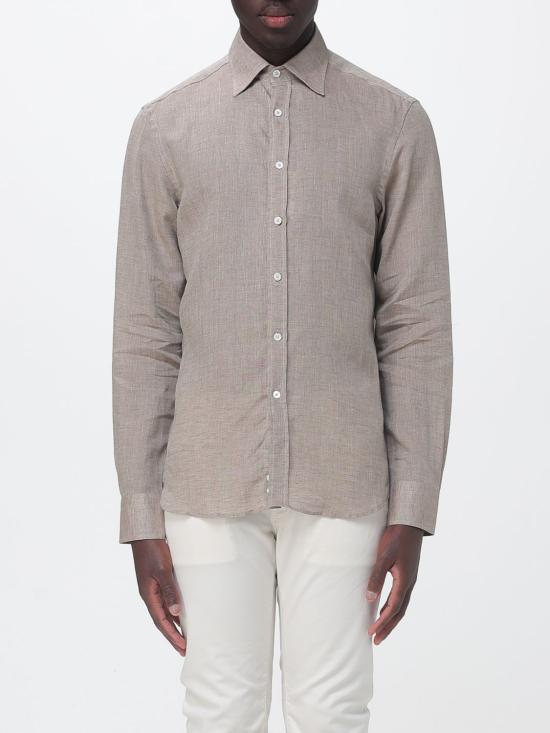 26SS 카날리 셔츠 CSL7023GL03099 503 Brown