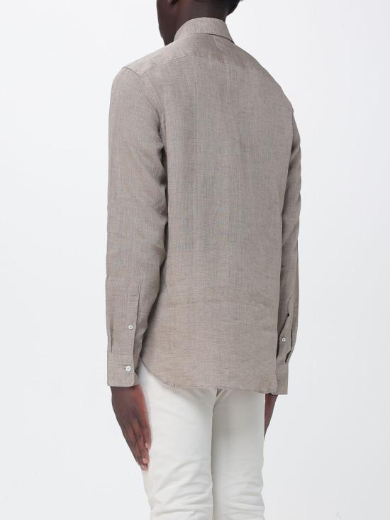 26SS 카날리 셔츠 CSL7023GL03099 503 Brown - CANALI