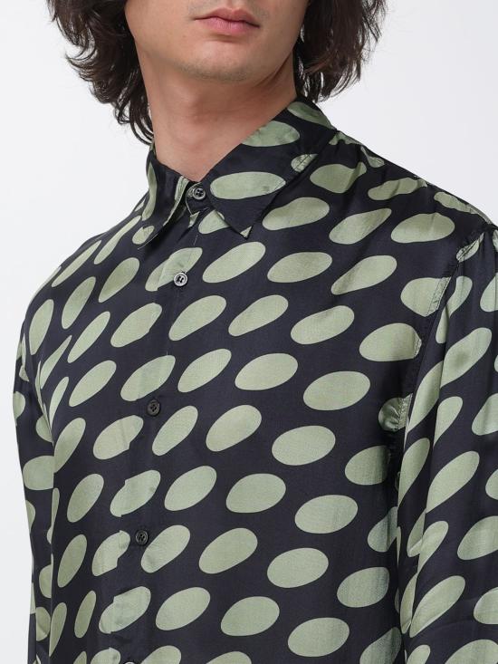 26SS 드리스 반 노튼 셔츠 2610207133002 900 Black - DRIES VAN NOTEN