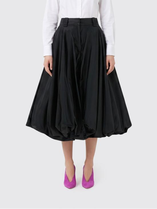 26SS 발렌시아가 미디 스커트 872539TJO61 1000 Black