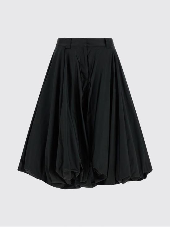 26SS 발렌시아가 미디 스커트 872539TJO61 1000 Black - BALENCIAGA
