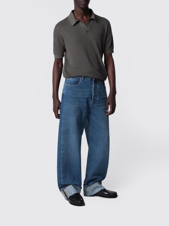 26SS 에르메네질도제냐 폴로 티셔츠 C31UHC26A3 N07 Dove Grey - ERMENEGILDO ZEGNA