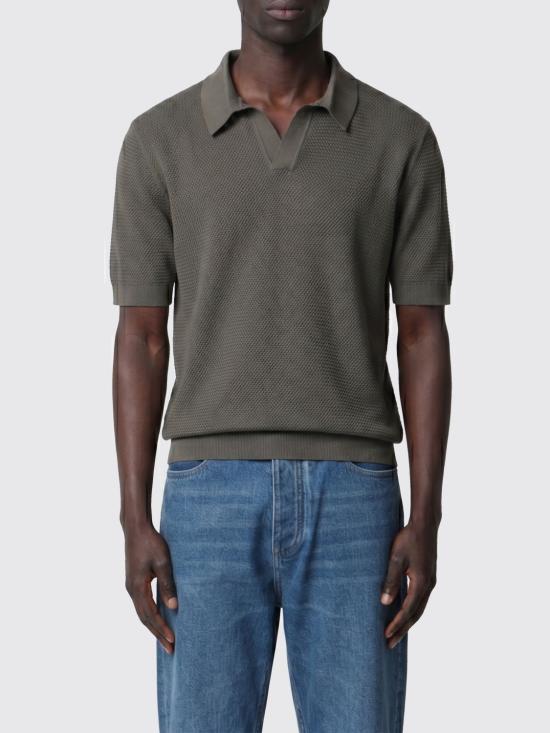 26SS 에르메네질도제냐 폴로 티셔츠 C31UHC26A3 N07 Dove Grey