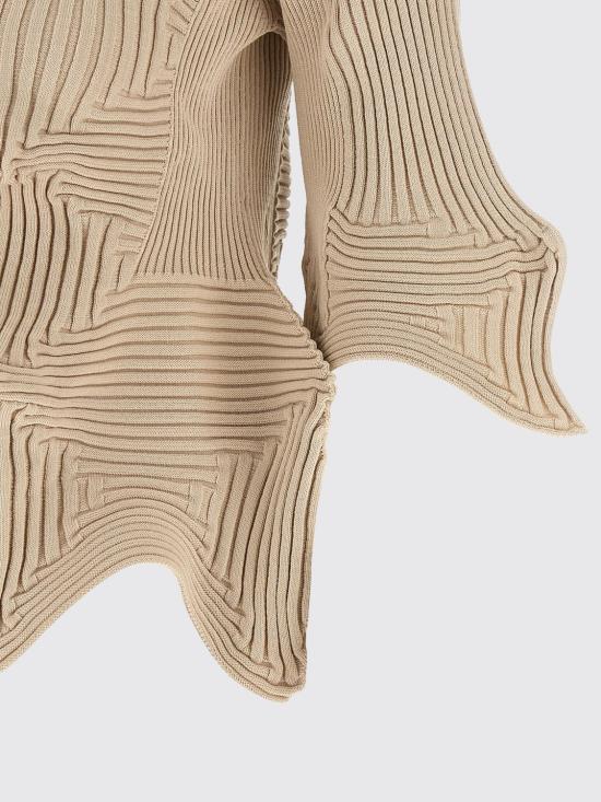 26SS 이세이 미야케 탑 IM66KN785 48 Beige - ISSEY MIYAKE