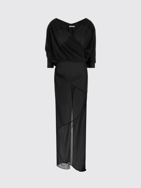 26SS 엔타이어 스튜디오 롱 원피스 ESSS26DR02016 0015 Black - ENTIRE STUDIOS