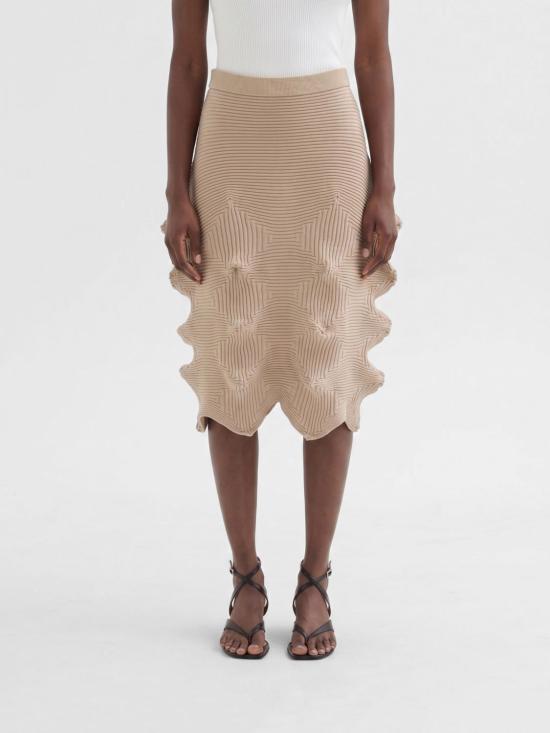 26SS 이세이 미야케 스커트 IM66KG783 48 Beige