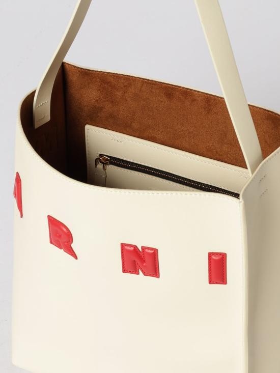26SS 마르니 숄더백 SHMP0111U0P6483 ZO721 Ivory - MARNI