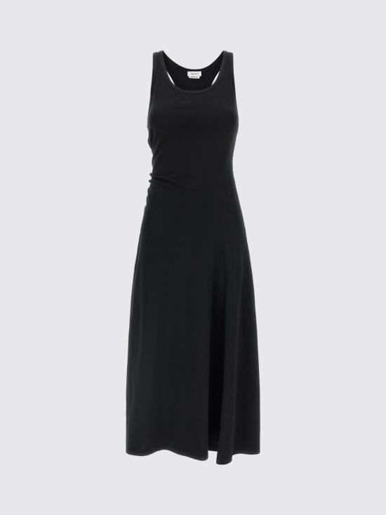26SS 알렉산더 맥퀸 롱 원피스 863591QLAEZ 1000 Black - ALEXANDER MCQUEEN