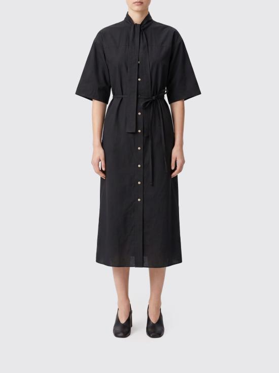 26SS 르메르 롱 원피스 DR1156LF1500 BK998 Black