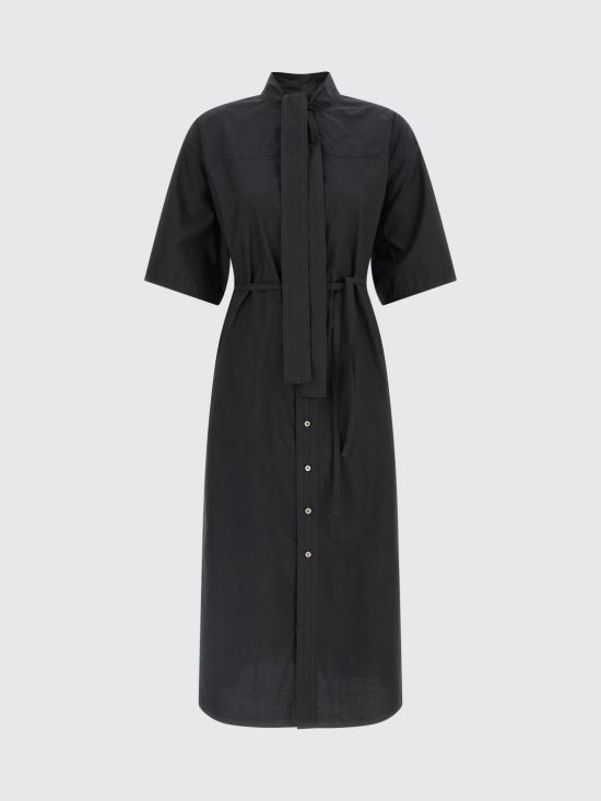 26SS 르메르 롱 원피스 DR1156LF1500 BK998 Black - LEMAIRE