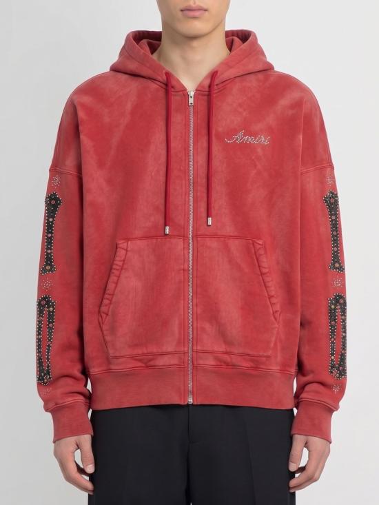 26SS 아미리 긴팔 티셔츠 AMTOJR1012 REDROSE Red