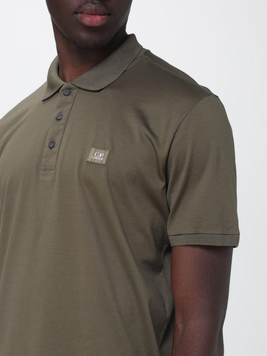 26SS 씨피 컴퍼니 폴로 티셔츠 20CMPL115A006374G 683 Green - C.P. COMPANY