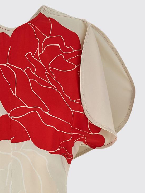 26SS 빅토리아 베컴 롱 원피스 1126WDR005227S SHELLCARDINALRED Multicolor - VICTORIA BECKHAM