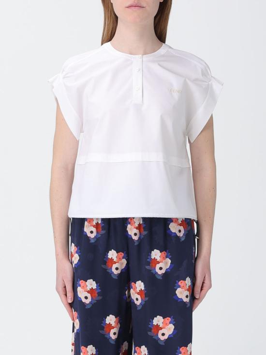 26SS 펜디 탑 FS8336AW7V F0ZNM White