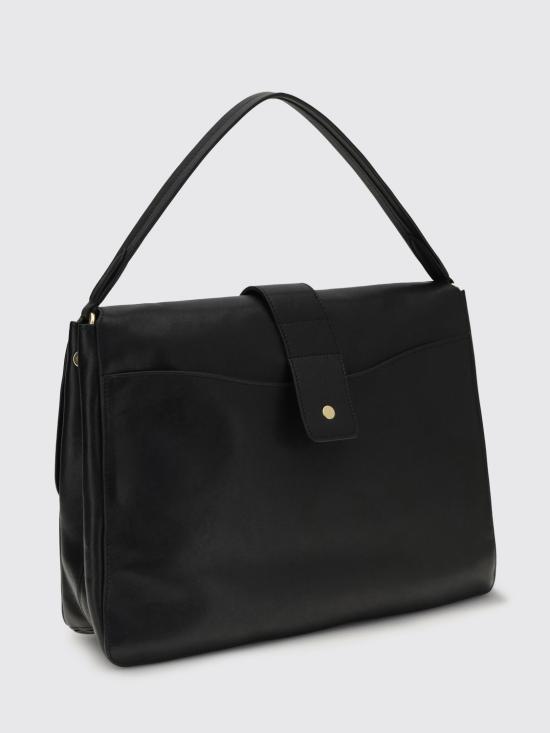 26SS 버버리 미디엄 라이더 백 8125185 Black - BURBERRY