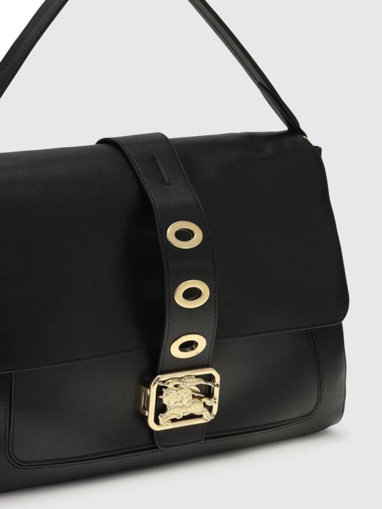 26SS 버버리 미디엄 라이더 백 8125185 Black - BURBERRY