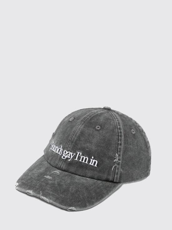 26SS 까르네 볼렌떼 모자 CAP0106 OFF BLACK Grey