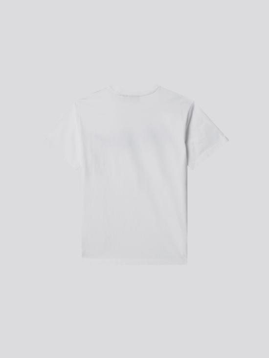 26SS [키즈] 오프화이트 티셔츠 OBAA002S26BJER002 1000 White - OFF WHITE
