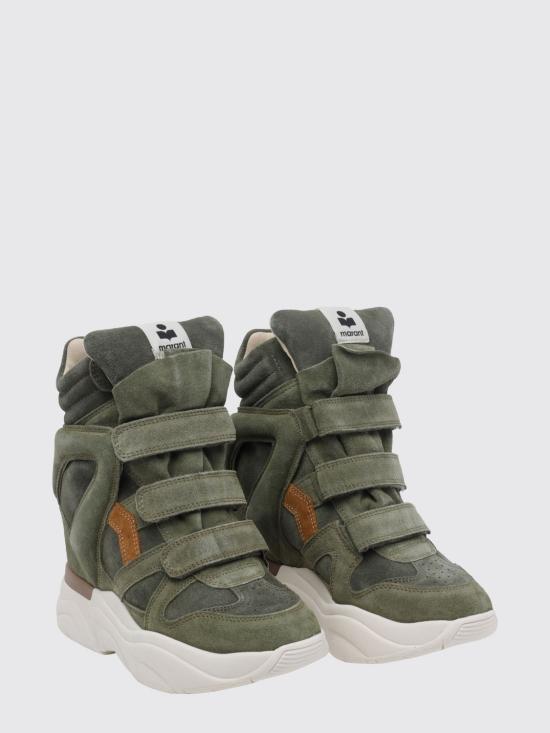 26SS 이자벨마랑 스니커즈 BK0009FAD2E07S MUKK Green - ISABEL MARANT