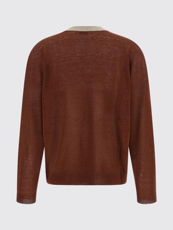 26SS 브루넬로 쿠치넬리 스웨터 M1T272410 C2868 Burgundy - BRUNELLO CUCINELLI