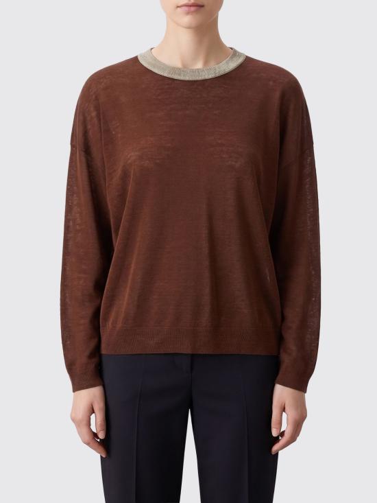 26SS 브루넬로 쿠치넬리 스웨터 M1T272410 C2868 Burgundy