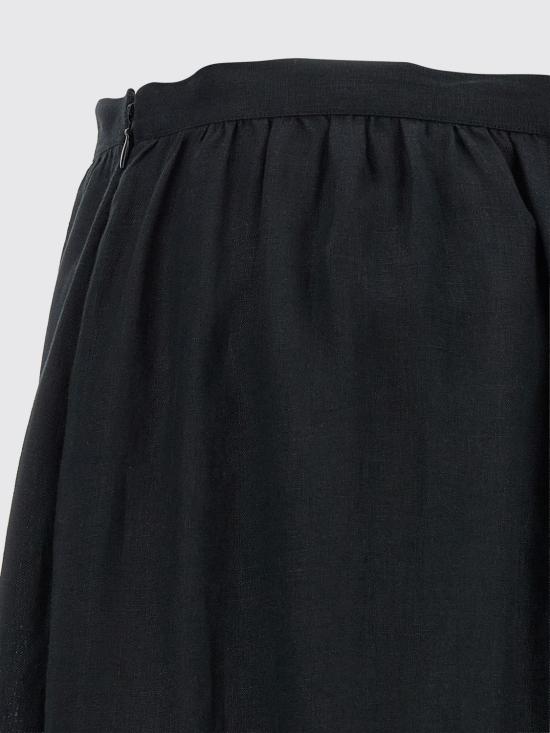 26SS 키톤 스커트 D61215H096900 3001 Black - KITON