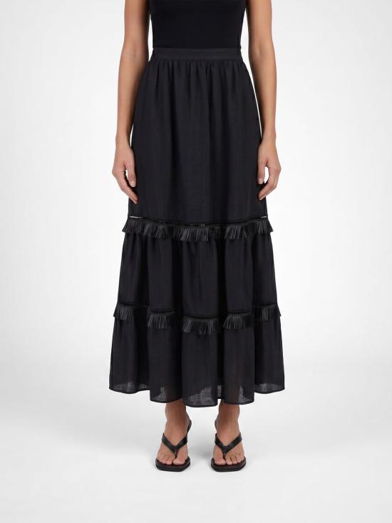 26SS 키톤 스커트 D61215H096900 3001 Black