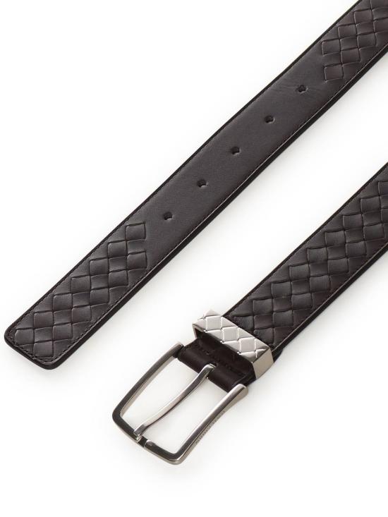  보테가베네타 벨트 보테가 베네타 송아지 가죽 인트레치아토  퐁당 - BOTTEGA VENETA