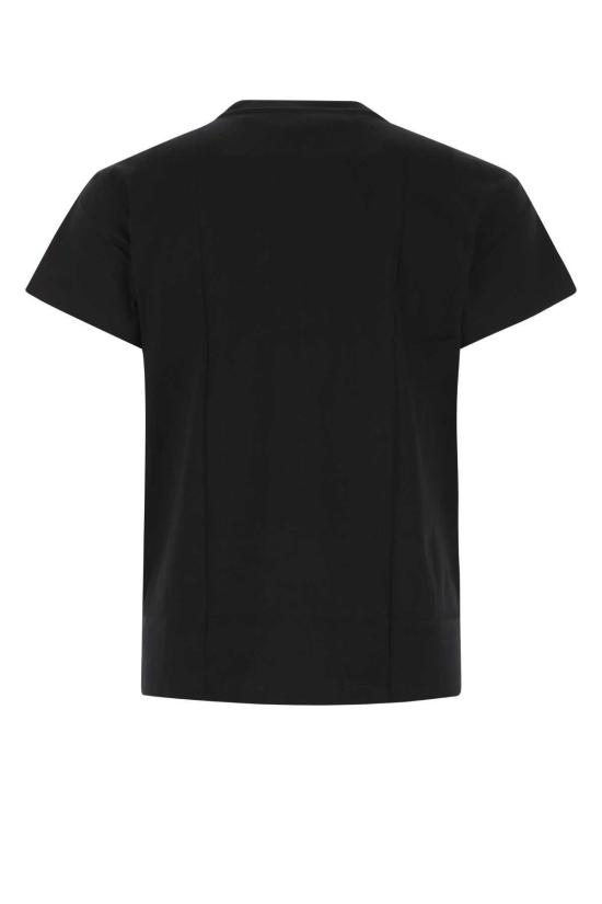  질샌더 탑 질 샌더 블랙 코튼 티셔츠 세트 - JIL SANDER