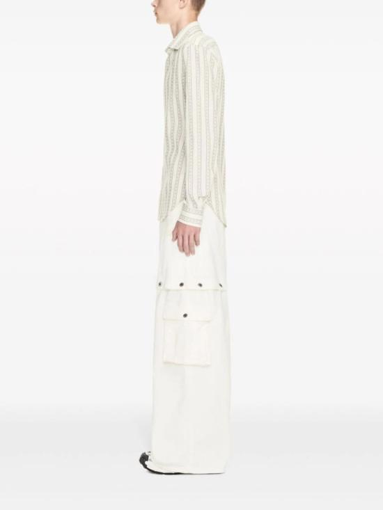  오프화이트 팬츠 90slogo 버트 슈퍼 배기 진 - OFF WHITE