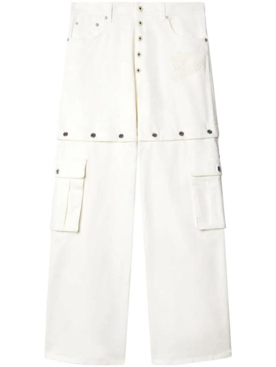  오프화이트 팬츠 90slogo 버트 슈퍼 배기 진