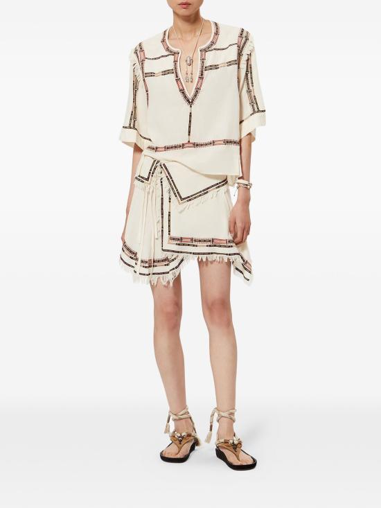26SS 이자벨마랑 반팔 티셔츠 HT0907FAD2J22I 23EC ECRU - ISABEL MARANT
