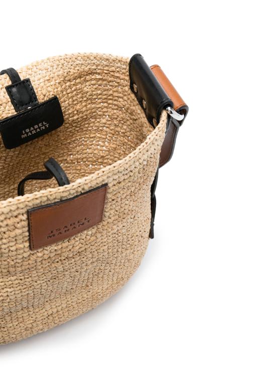 26SS 이자벨마랑 미니 바이아 크로스백 PP0018FAA1X15M NLCG NATURAL COGNAC - ISABEL MARANT