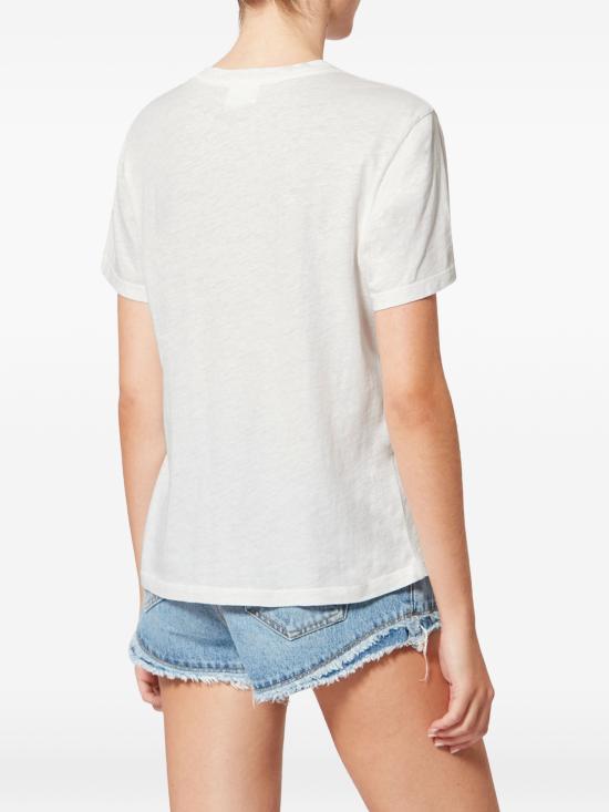 26SS 이자벨마랑 반팔 티셔츠 TS0001FAD1N07E ECOR ECRU ORANGE - ISABEL MARANT