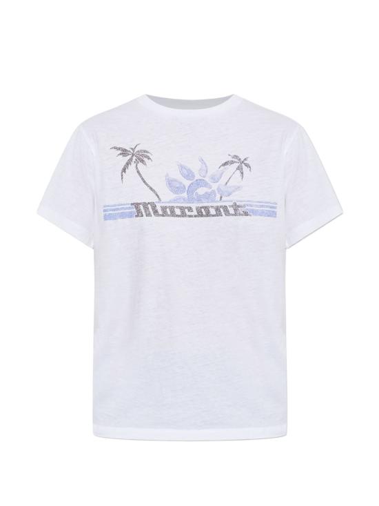 26SS 이자벨마랑 반팔 티셔츠 TS0001FAD1N07E WHBU WHITE BLUE