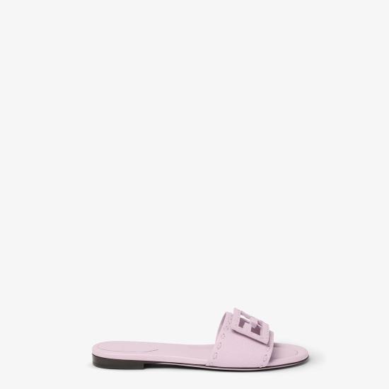 26SS 펜디 바게트 시에나 레더 슬라이드 8R8136AQY2F0U6M PINK