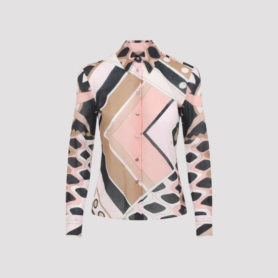 26SS 에밀리오푸치 셔츠 6HRJ266H840015 POWDER - EMILIO PUCCI