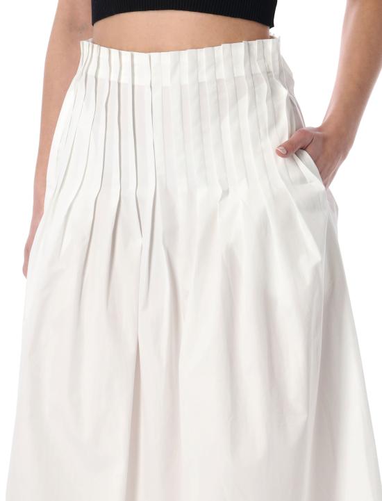 26SS 로에 스커트 41932299 100 WHITE - ROHE