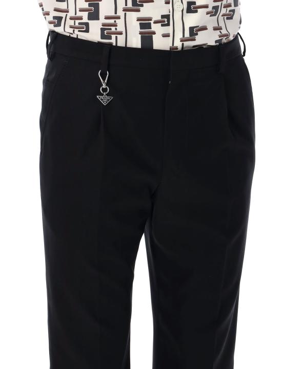 26SS 프라다 스트레이트 팬츠 UP041919AM F0002 BLACK - PRADA