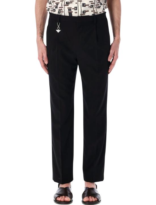 26SS 프라다 스트레이트 팬츠 UP041919AM F0002 BLACK