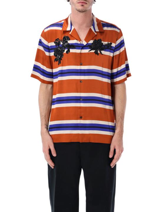26SS 드리스 반 노튼 반팔 셔츠 0207443179 353 ORANGE