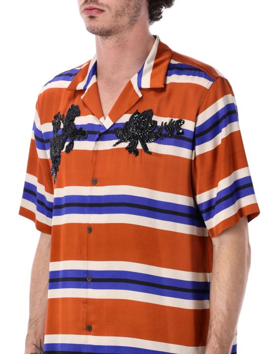 26SS 드리스 반 노튼 반팔 셔츠 0207443179 353 ORANGE - DRIES VAN NOTEN