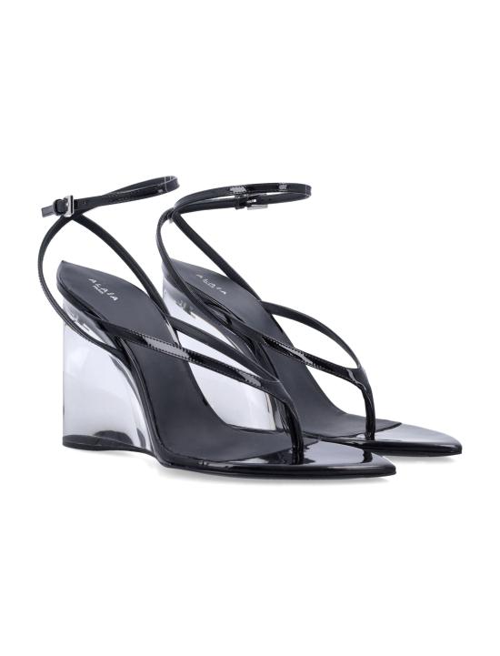 26SS 알라이아 샌들 AA3S3007I037 999 BLACK - ALAIA