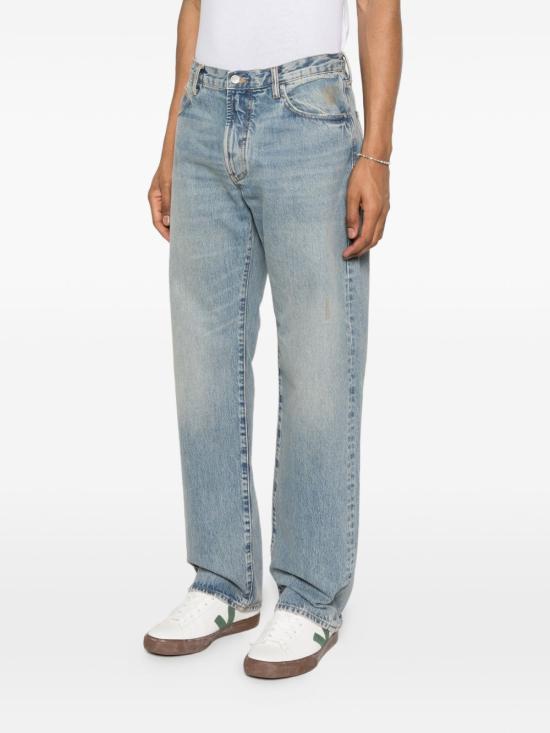 26SS 엠포리오 아르마니 스트레이트 팬츠 EM004775AF25140 MB003 LIGHT BLUE - EMPORIO ARMANI