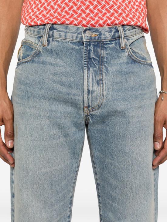 26SS 엠포리오 아르마니 스트레이트 팬츠 EM004775AF25140 MB003 LIGHT BLUE - EMPORIO ARMANI