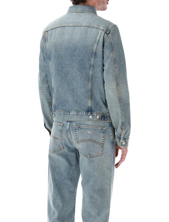 26SS 엠포리오 아르마니 데님 자켓 EM005952AF25140 MB003 LIGHT BLUE - EMPORIO ARMANI