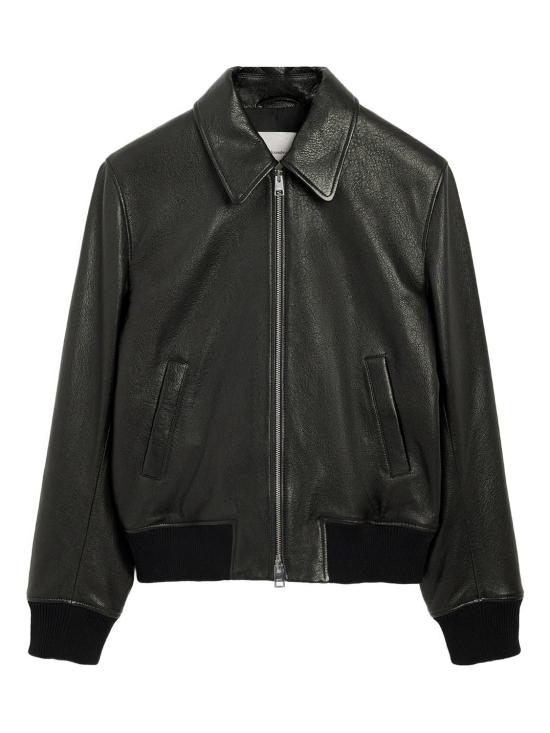 26SS 아미 가죽 자켓 HJK850LH0044 001 BLACK