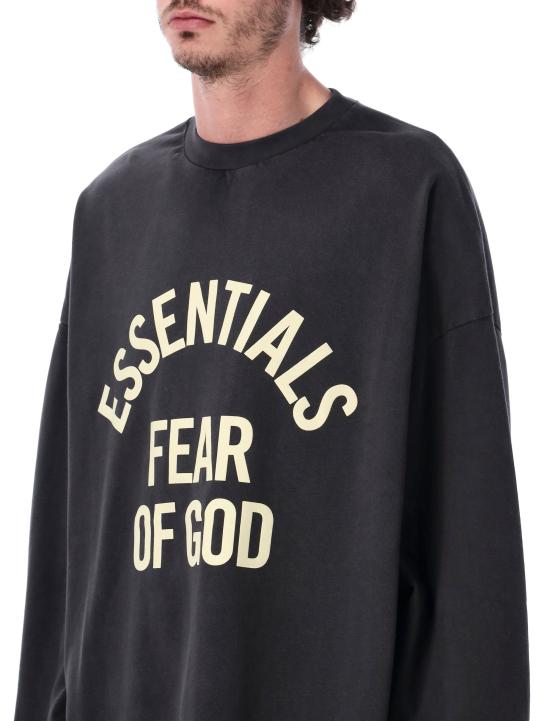 26SS 피어오브갓 반팔 티셔츠 125SP262011F FB FADED BLACK - FEAR OF GOD